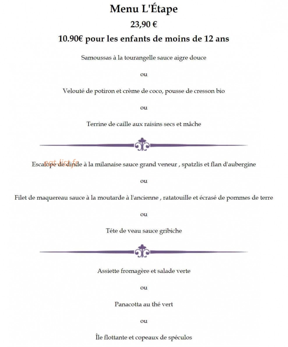 La bonne etape — carte page 2
