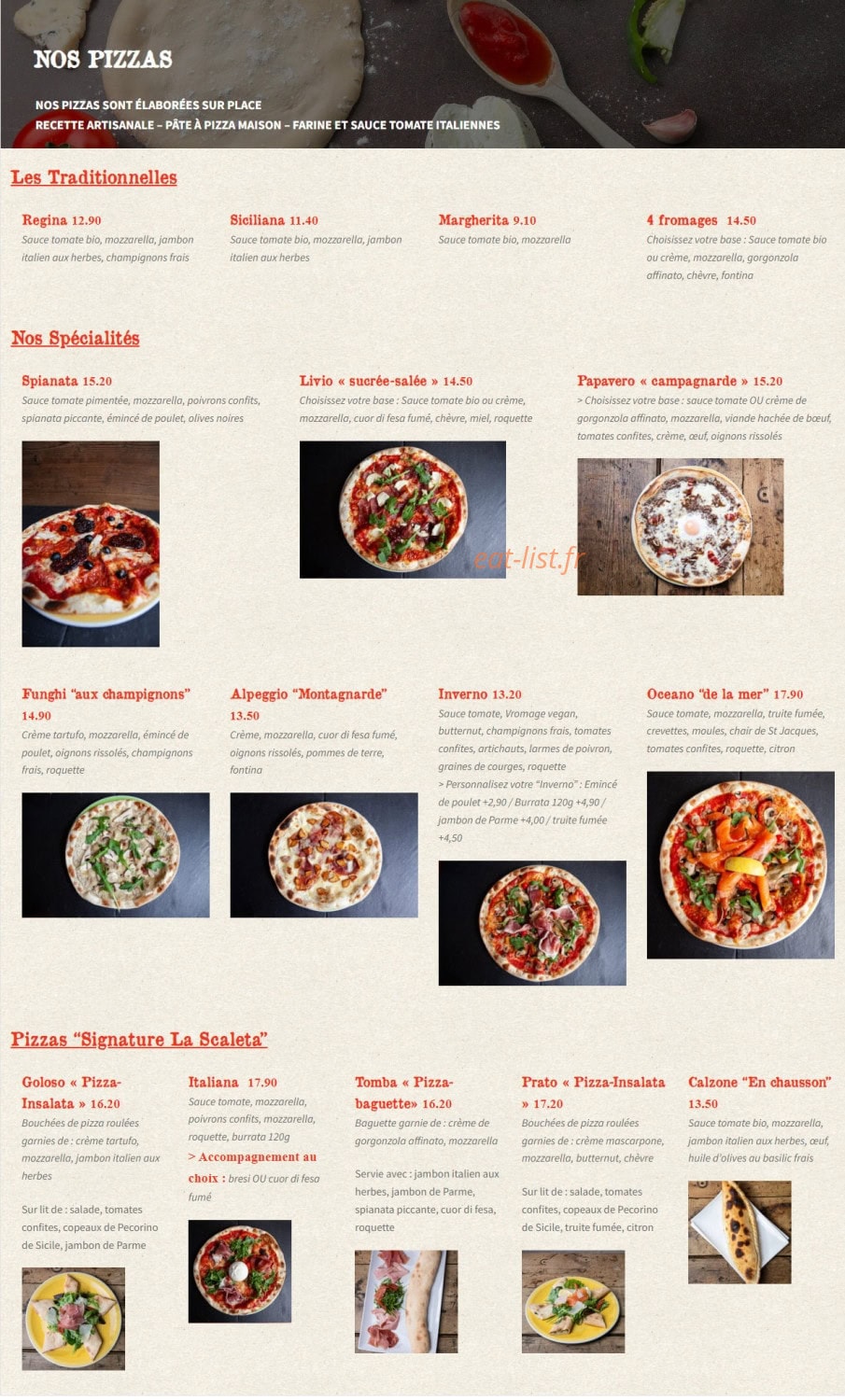 La Scaleta — carte page 2