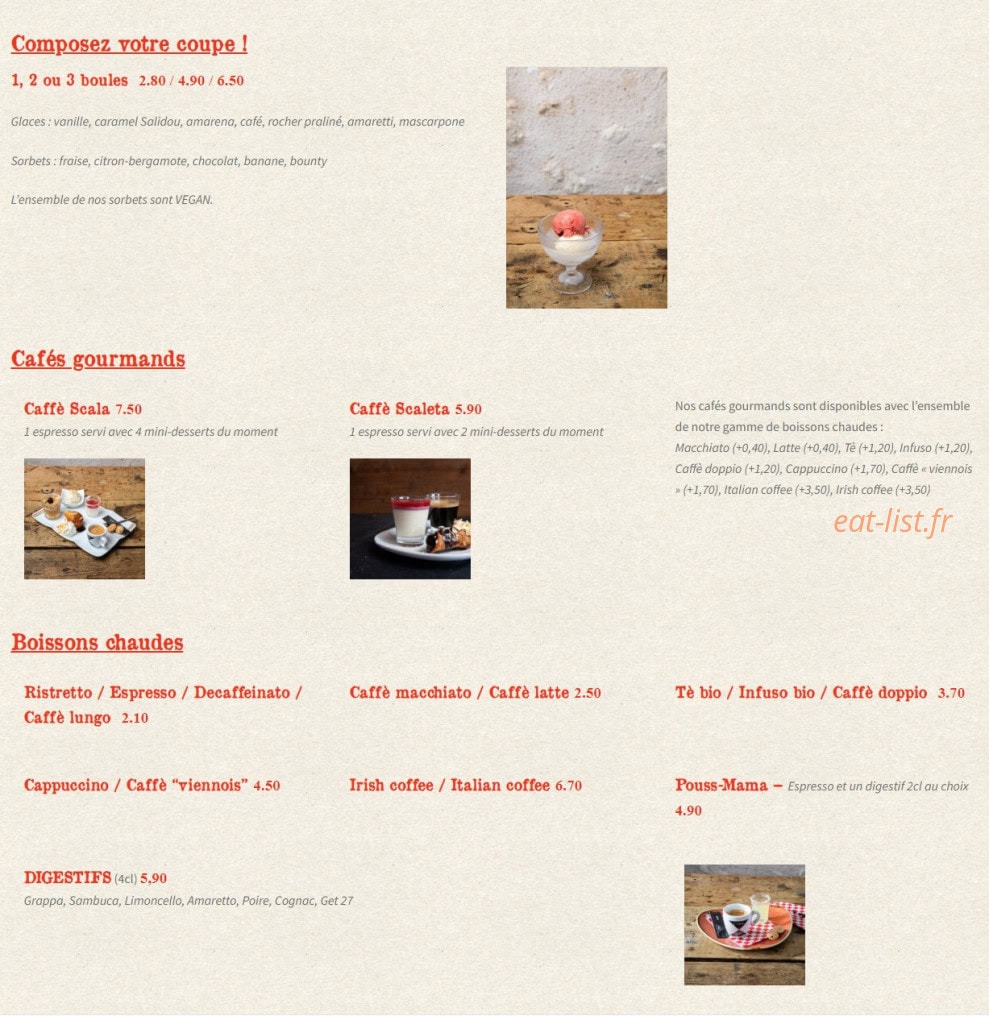La Scaleta — carte page 8