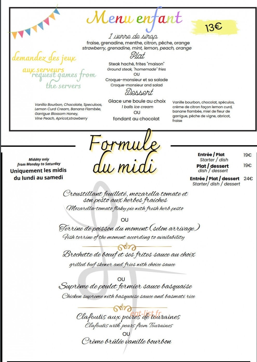 La Terrasse — carte page 5