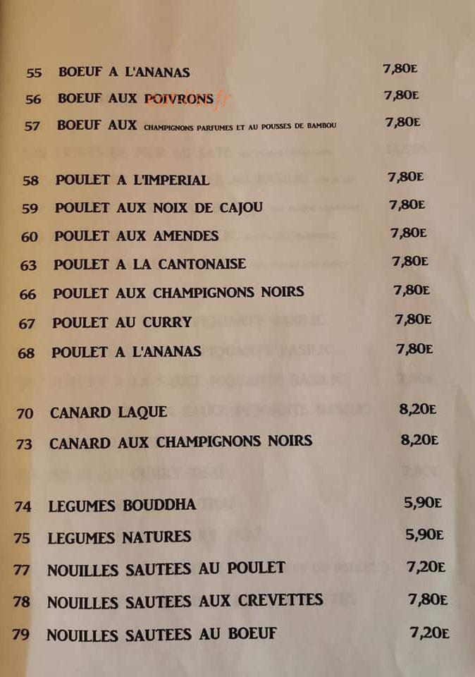 Le Pékin — carte page 3