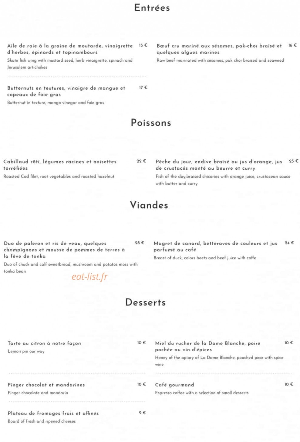 Les Arpents — carte page 1