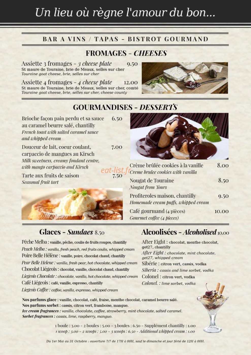 Lounge B. — carte page 4