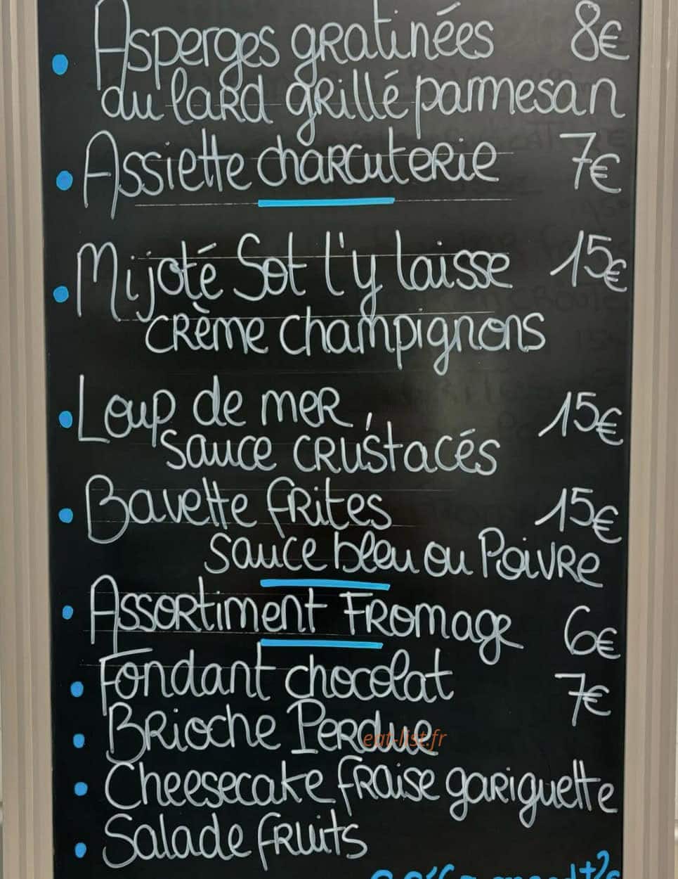 Côté Jardin — carte page 1