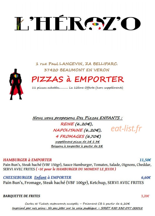 L'Heroz'o — carte page 1