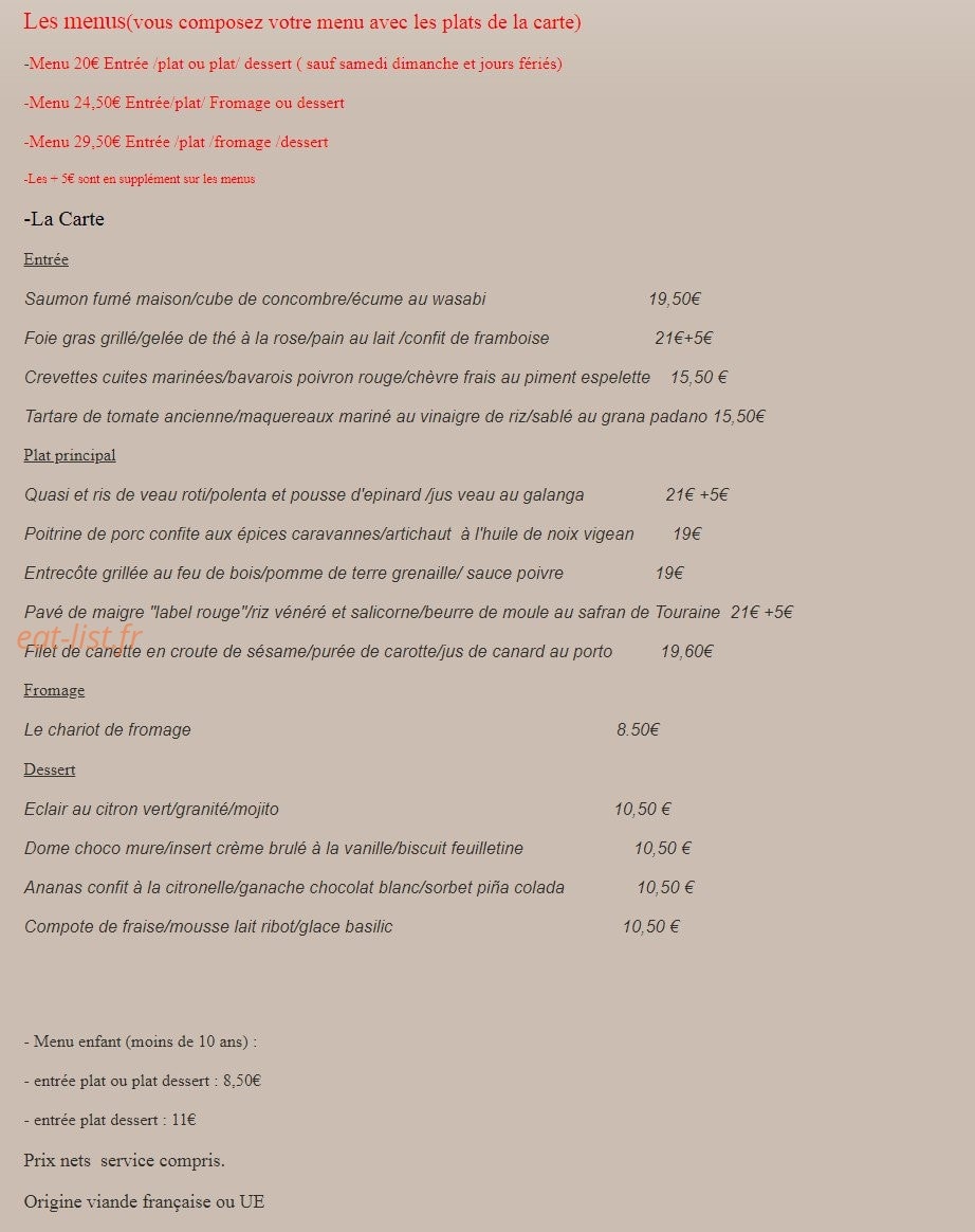 Le Moulin De Chaudé — carte page 1