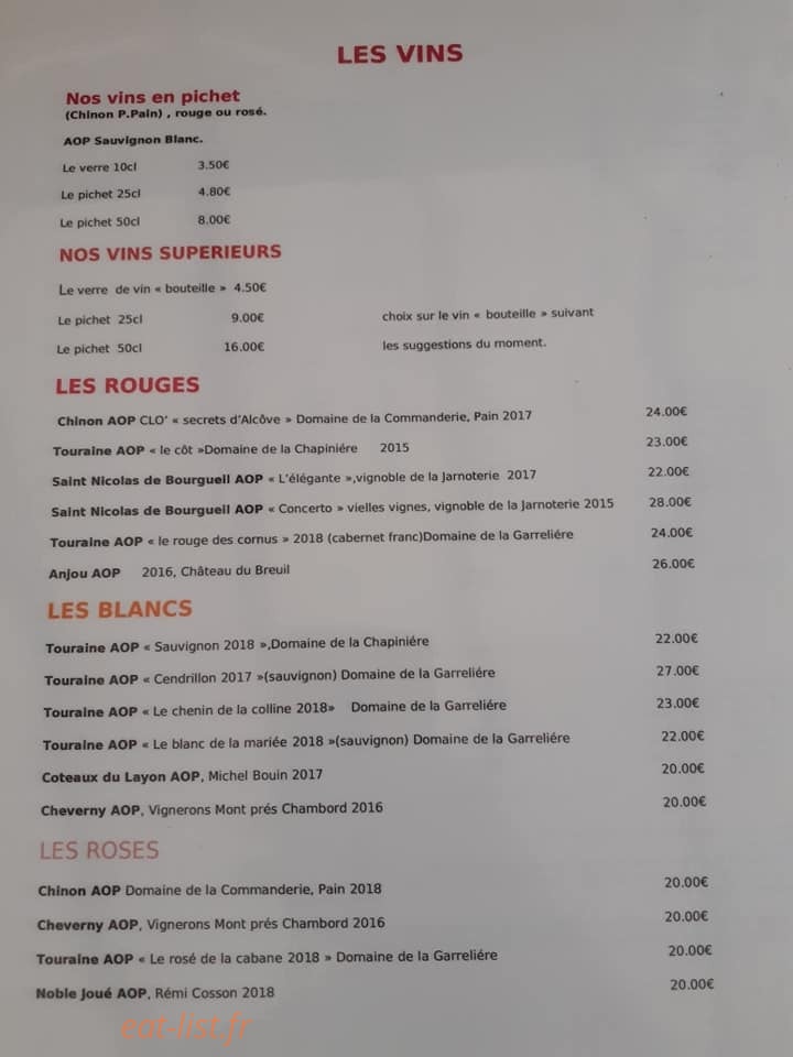 Café de la Ville — carte page 2