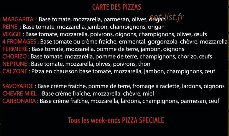 Cookie Pizza — carte page 3