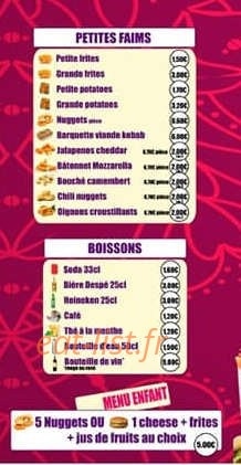 Aux délices Berbères — carte page 5