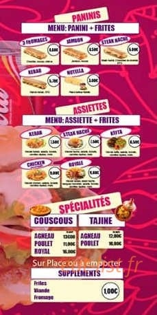 Aux délices Berbères — carte page 4
