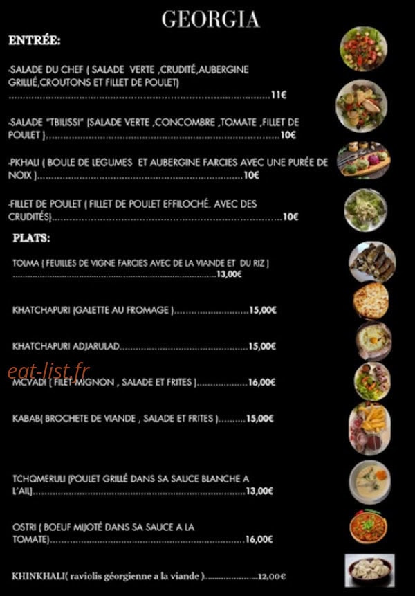 Georgia — carte page 1
