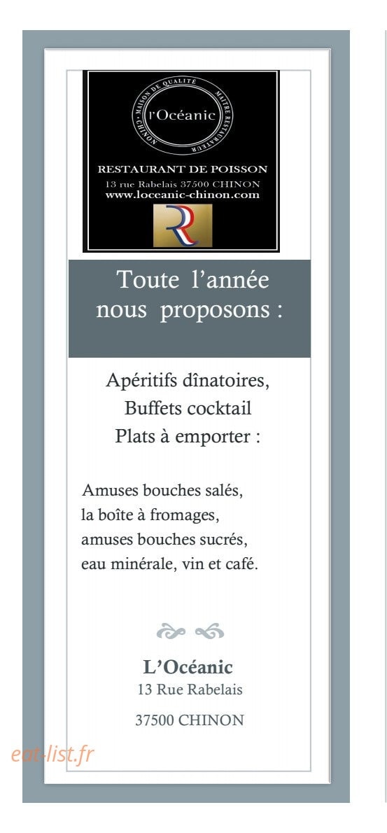 L'océanic — carte page 6