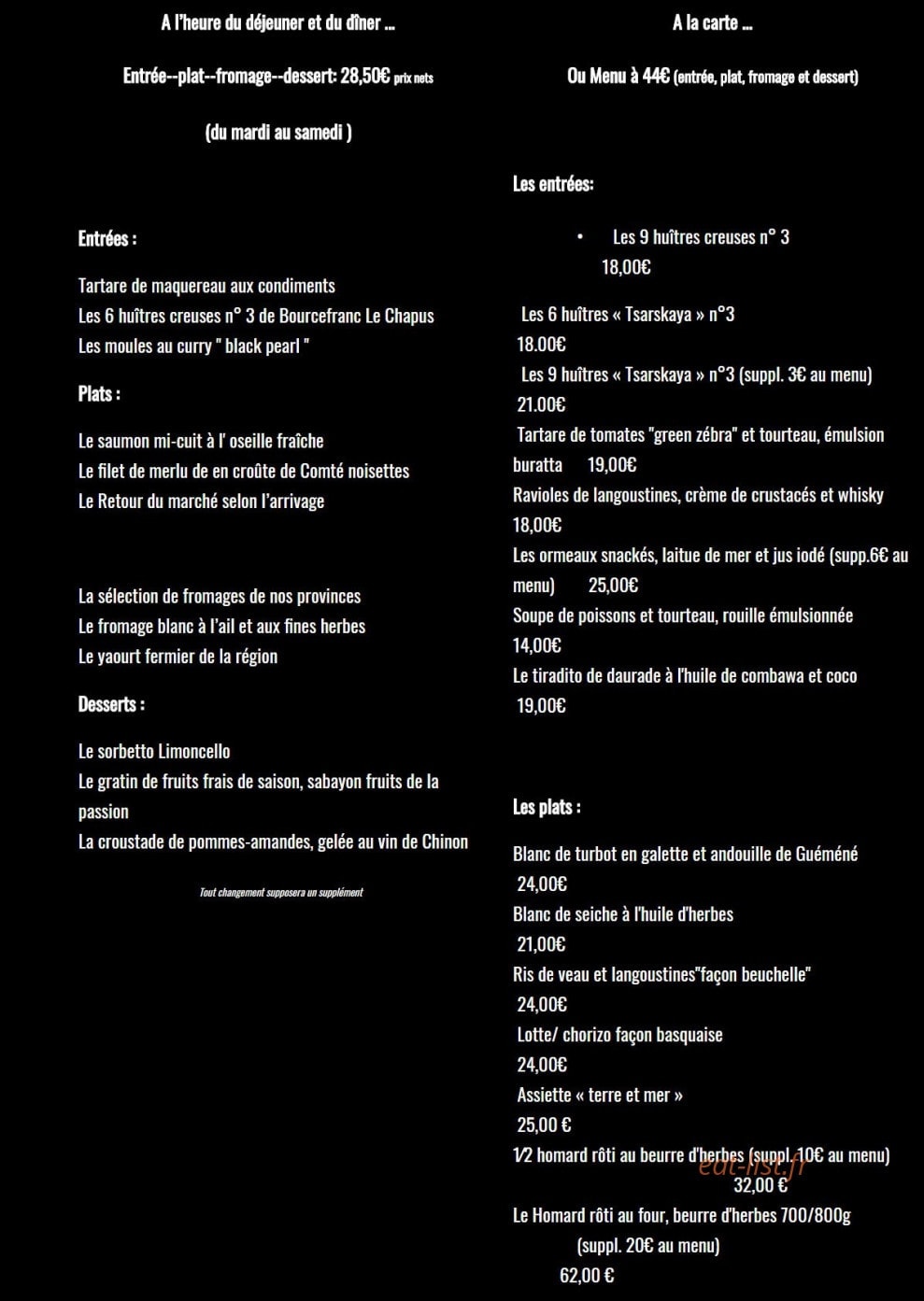 L'océanic — carte page 1