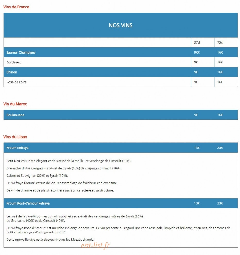 La bekaa — carte page 3