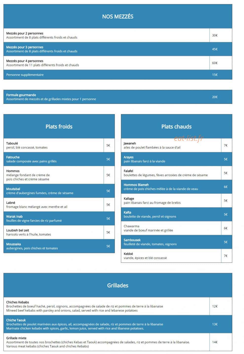 La bekaa — carte page 2