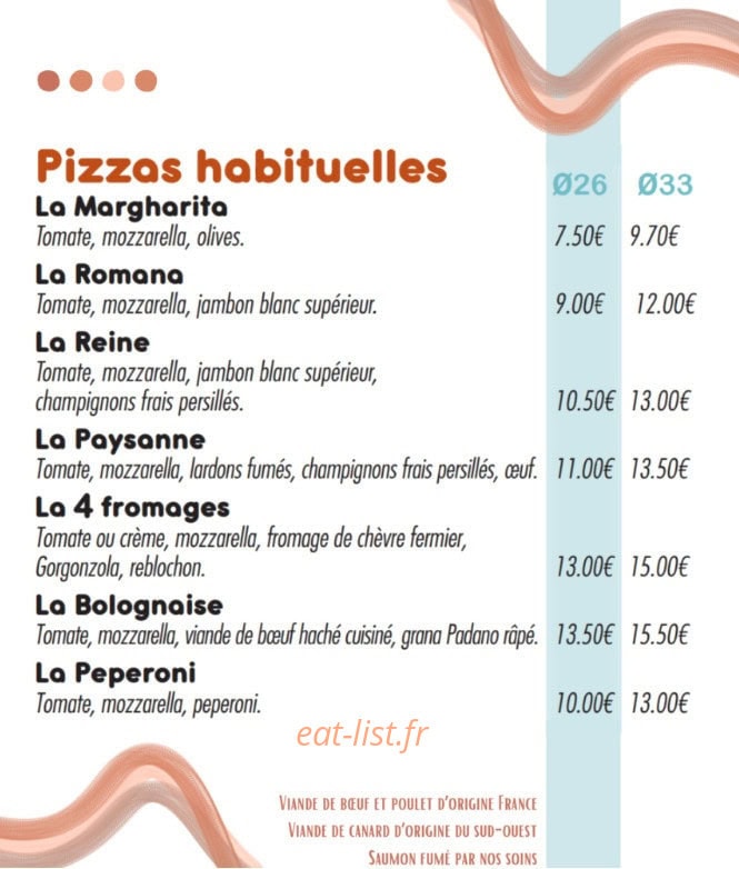 La Bonne Note — carte page 2