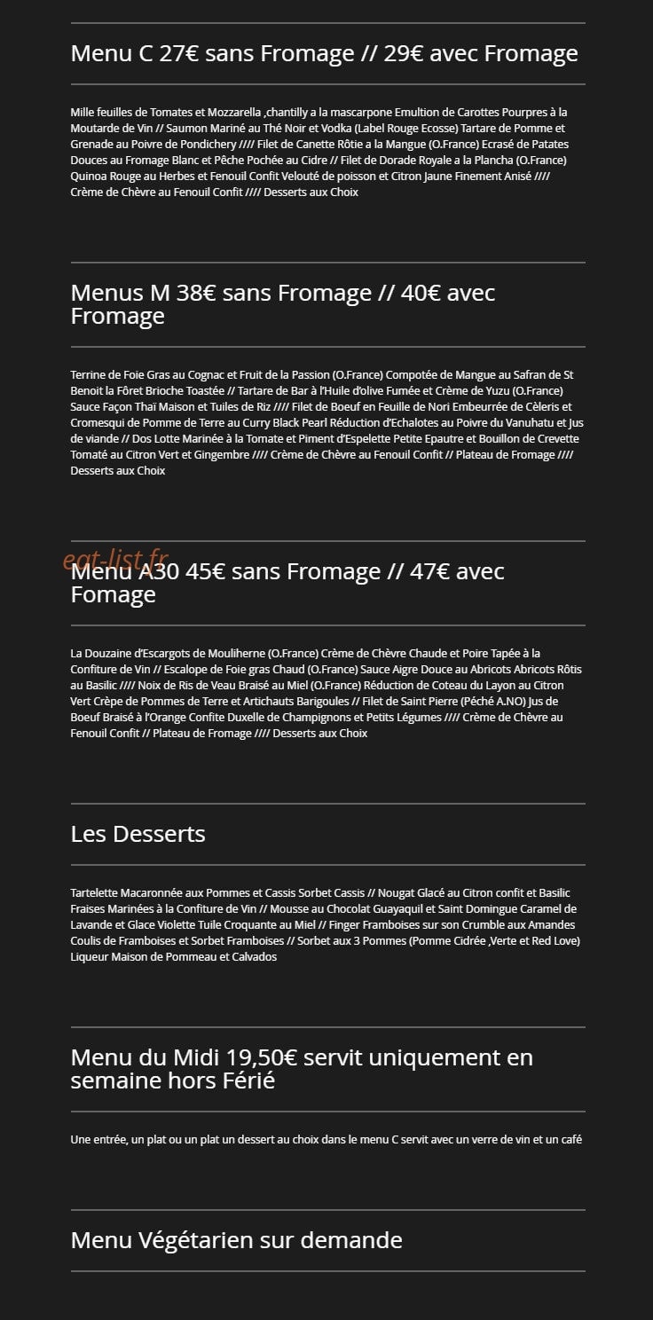 Les Années 30 — carte page 1