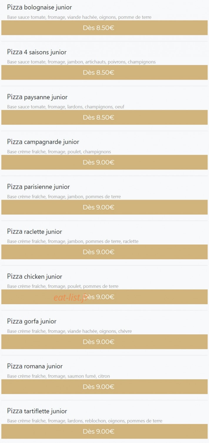 Ola pizza — carte page 7