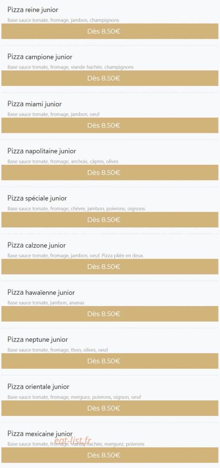 Ola pizza — carte page 5