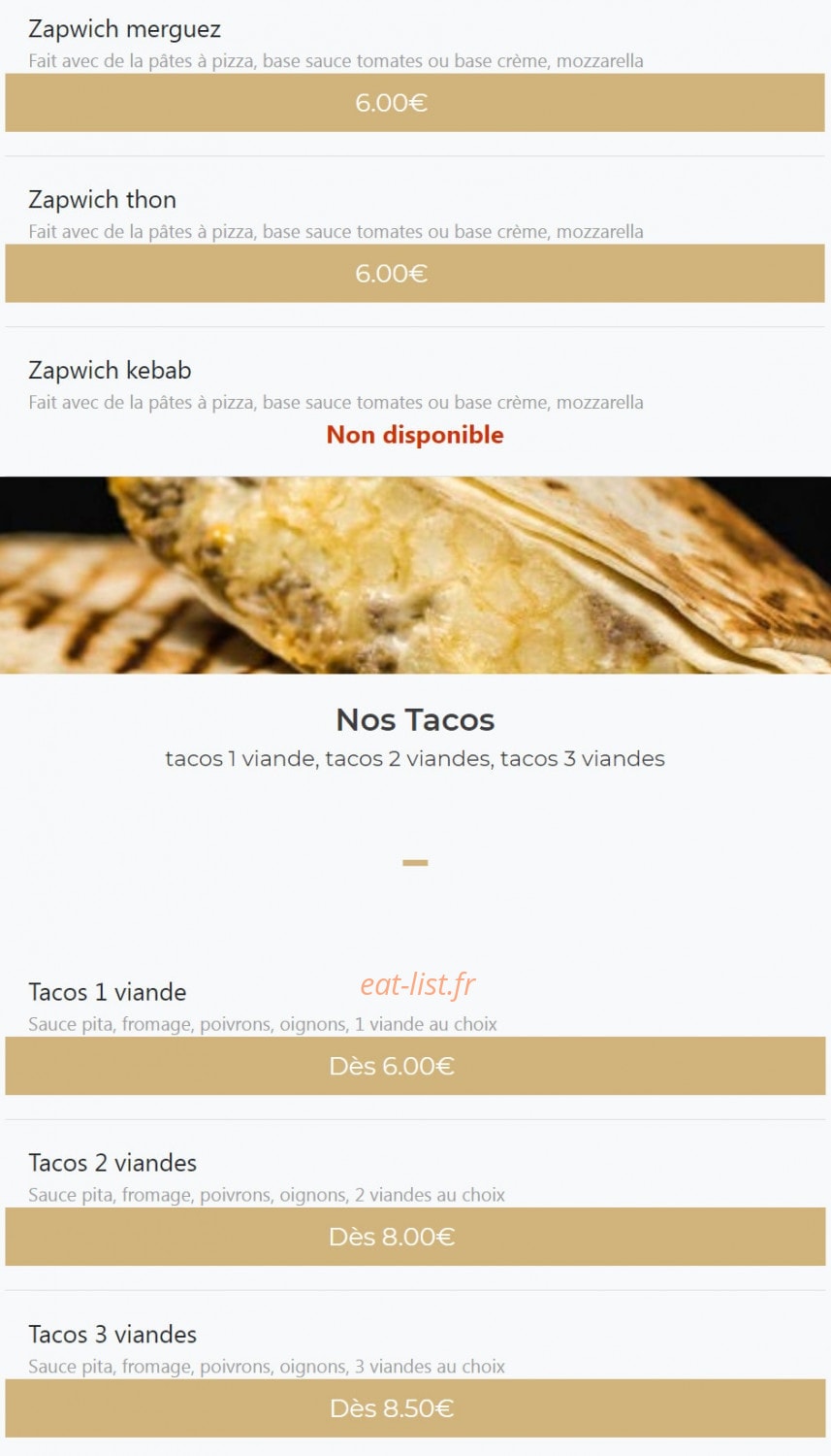 Ola pizza — carte page 21