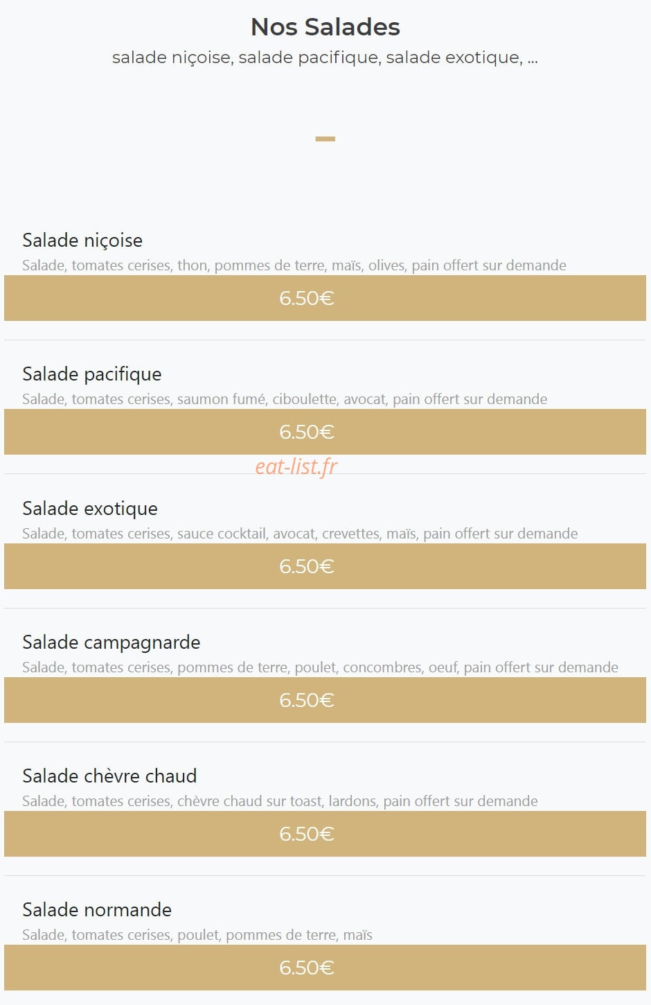 Ola pizza — carte page 25