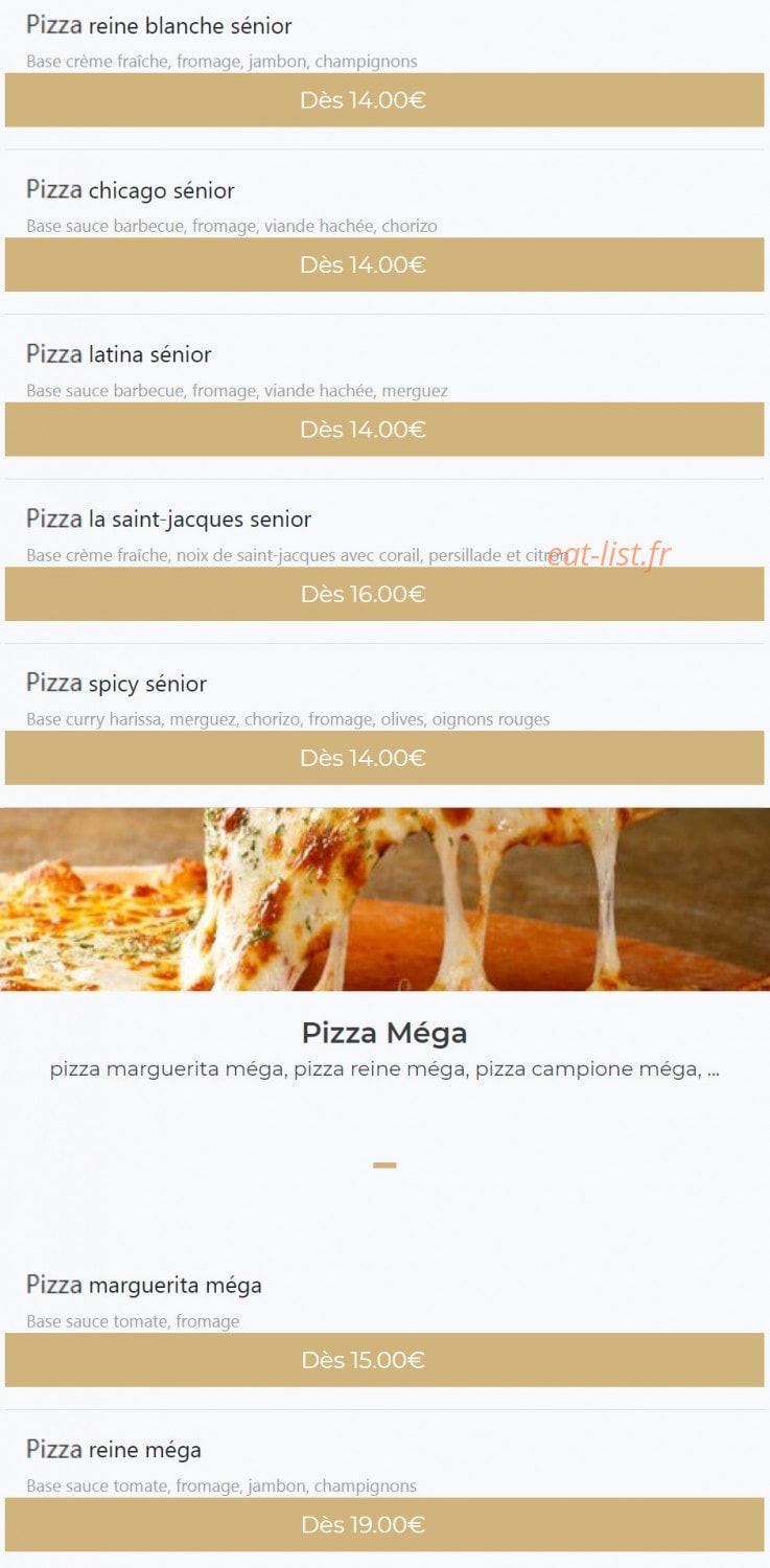 Ola pizza — carte page 13
