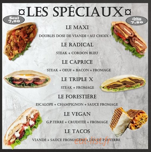 Stand'wich — carte page 3
