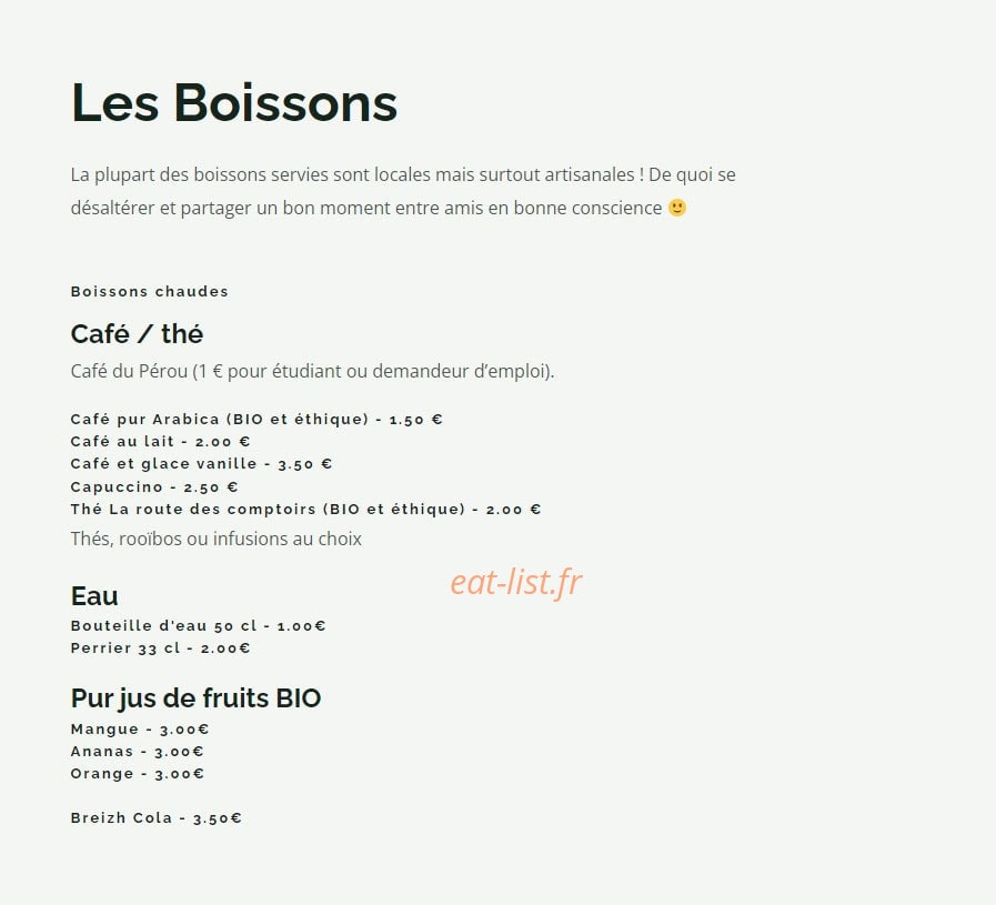 La Burette Guinguette — carte page 3