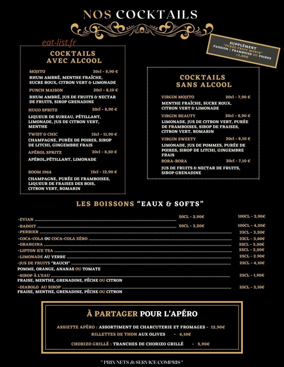 Le Rest'O Gourmand — carte page 3