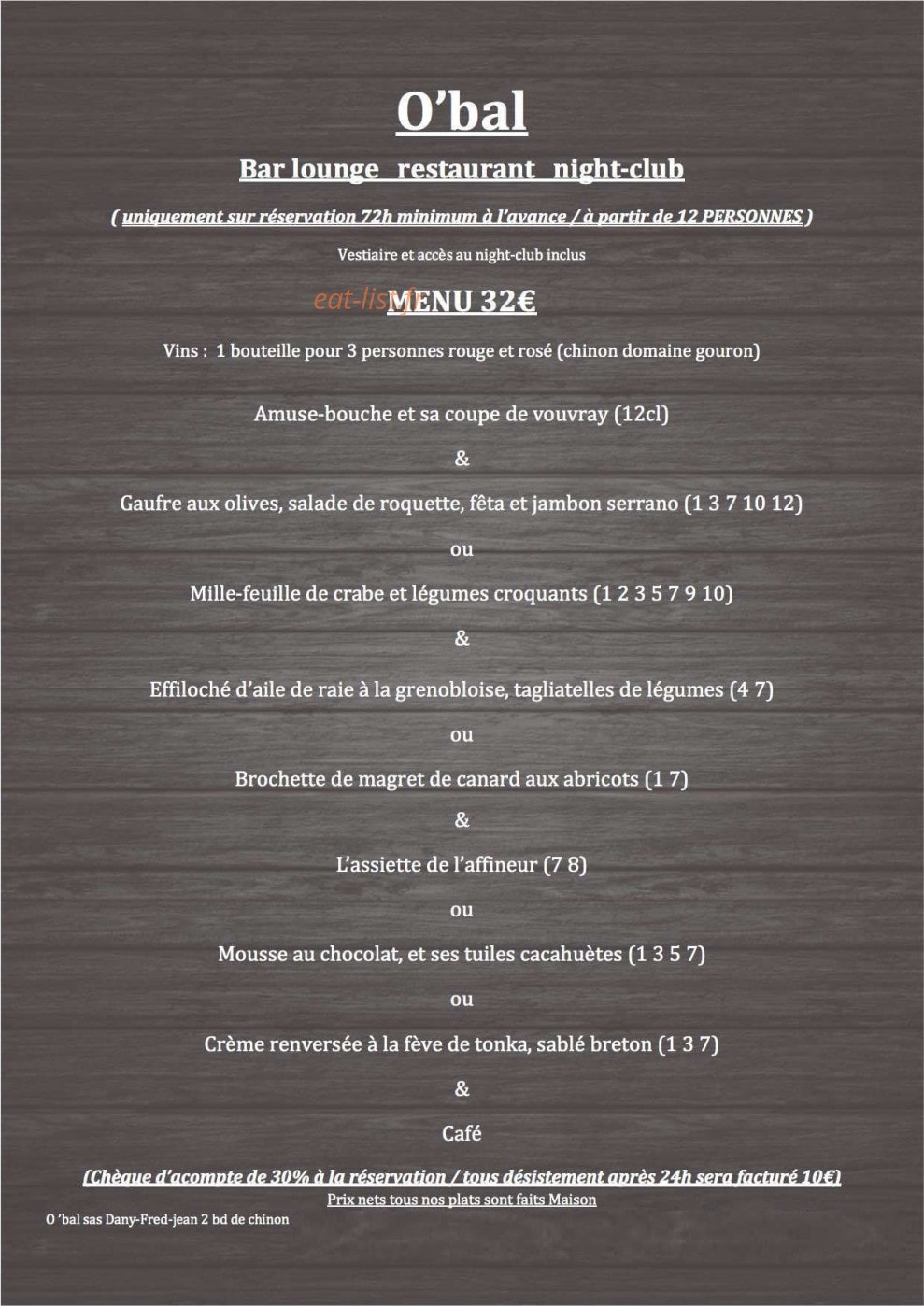 Obal — carte page 8