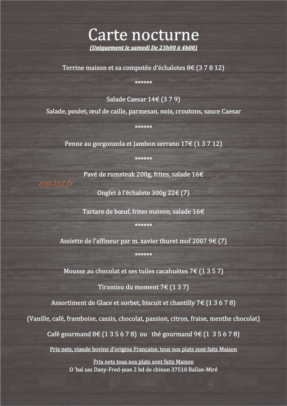Obal — carte page 6