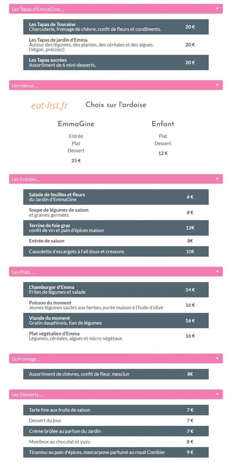 EmmaGine Le Bout du Monde — carte page 1