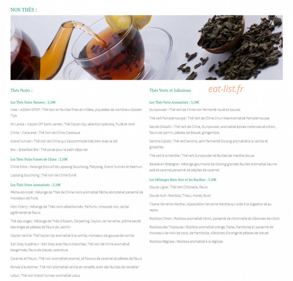 L'Epicerie Gourmande — carte page 4
