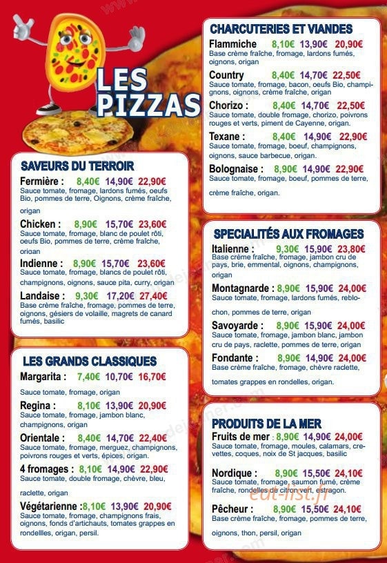 Burg et pizz — carte page 2