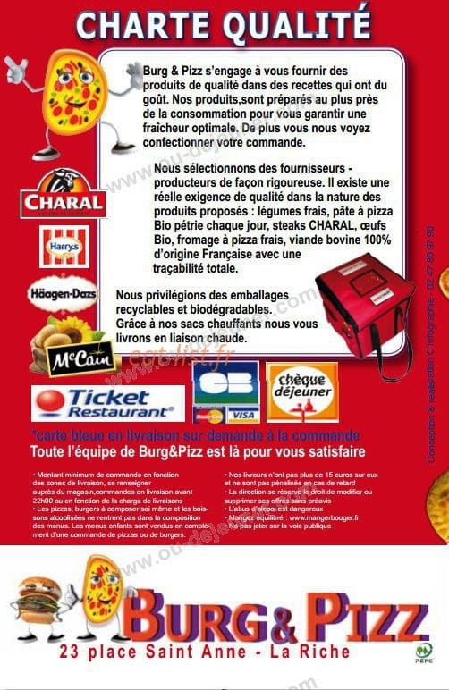 Burg et pizz — carte page 8