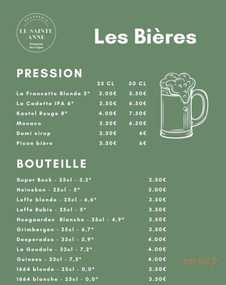 Le Sainte Anne — carte page 4
