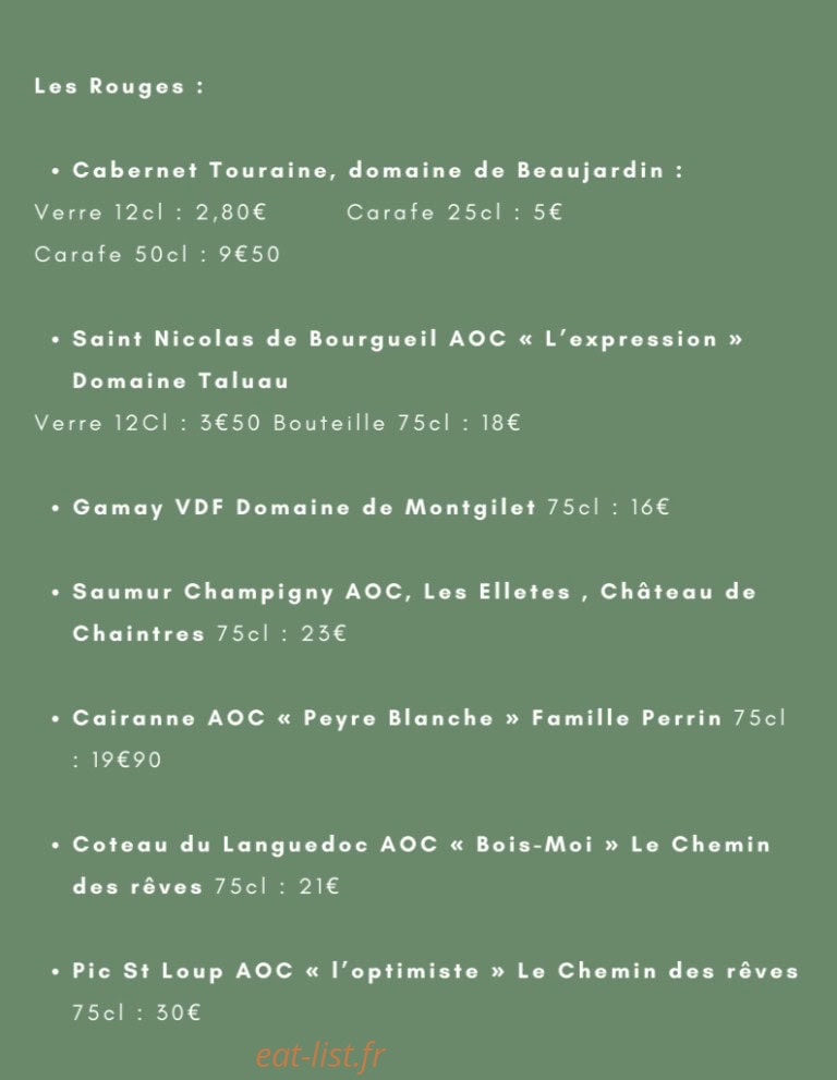 Le Sainte Anne — carte page 3
