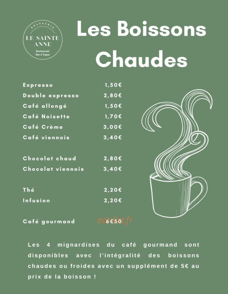Le Sainte Anne — carte page 9
