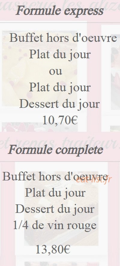 Les Alizés — carte page 1