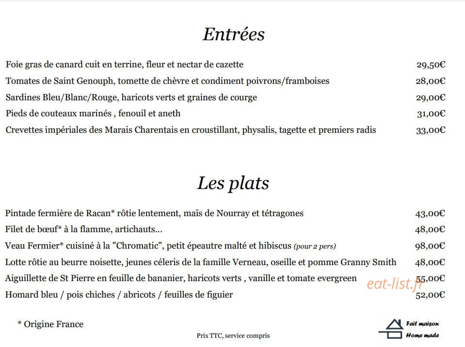 Chateau de Pray — carte page 1