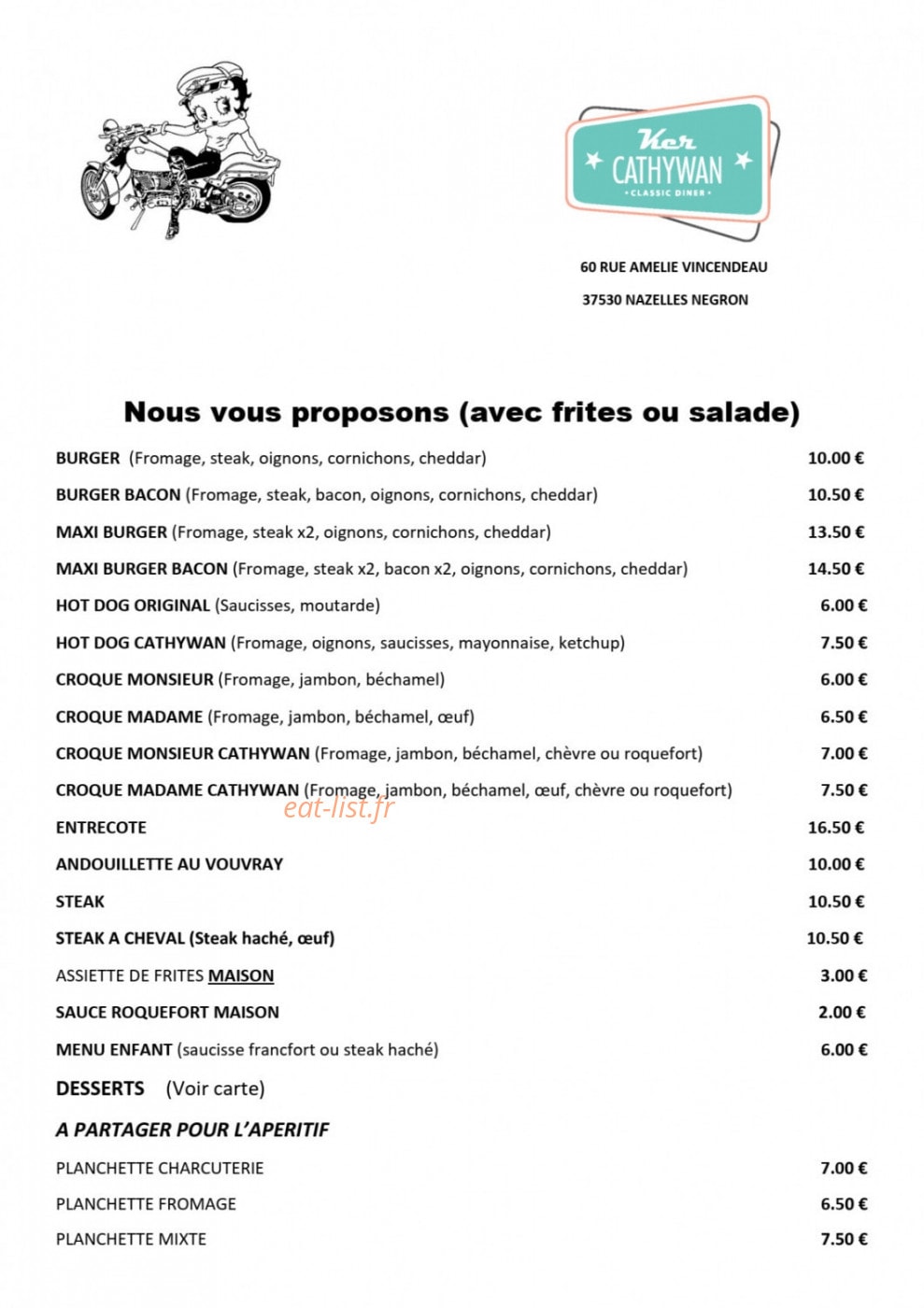 Ker Cathywan — carte page 1