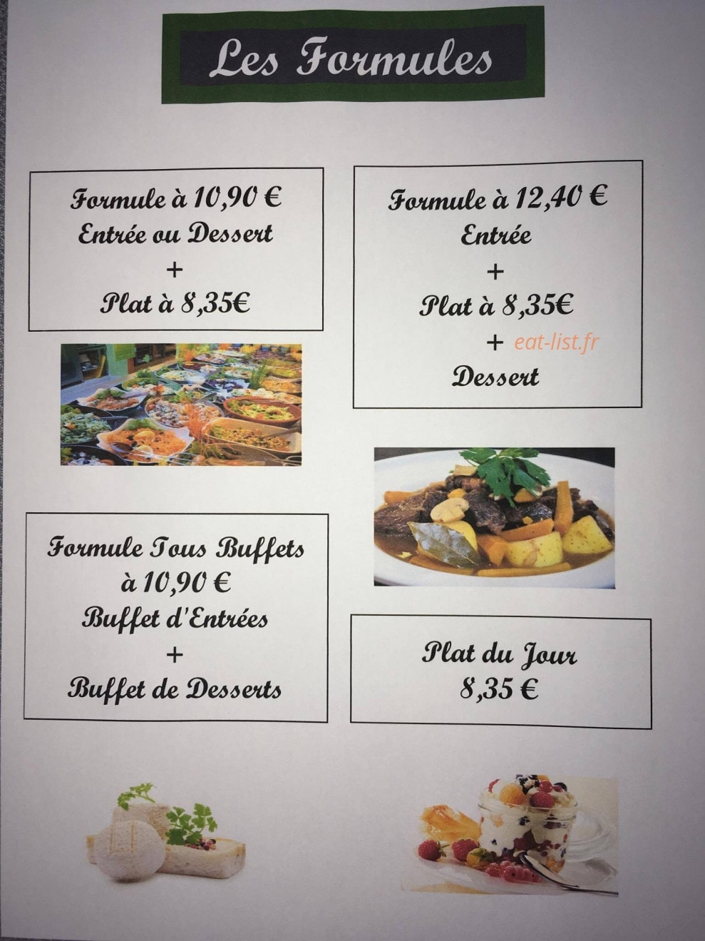 Les platanes — carte page 1
