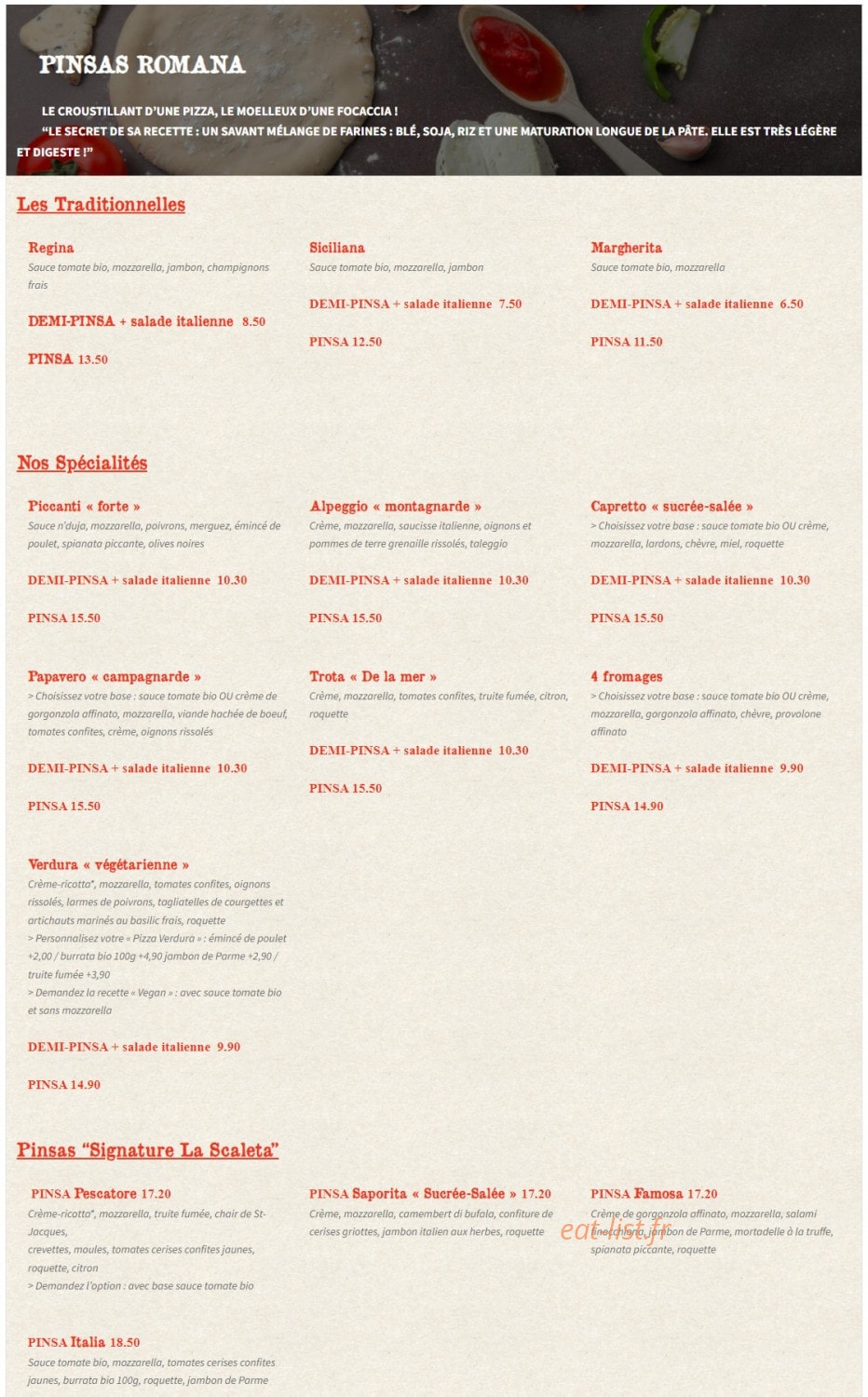 La Scaleta — carte page 16
