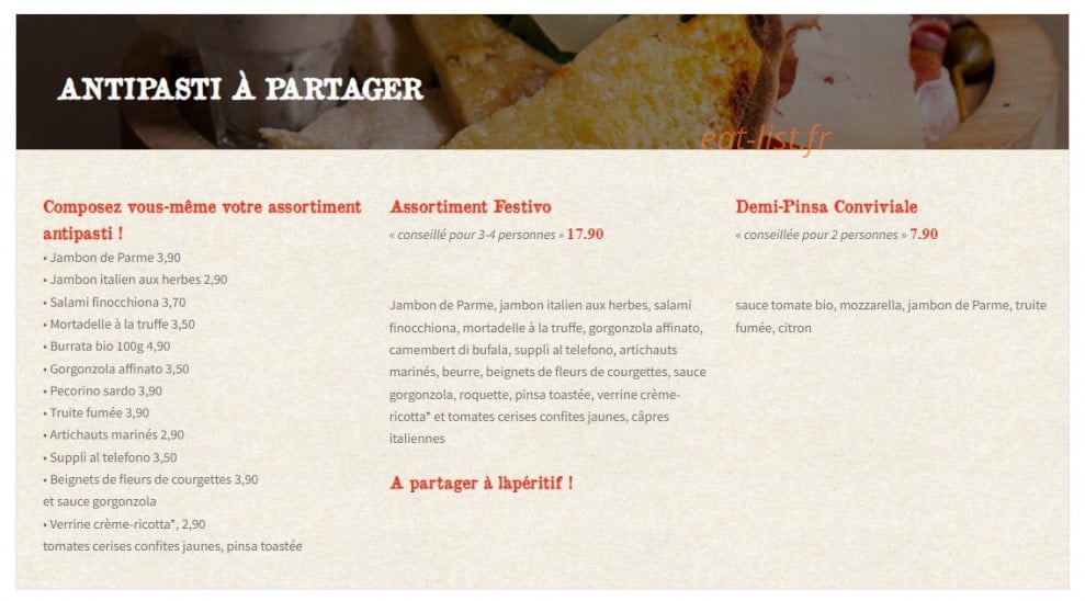 La Scaleta — carte page 1
