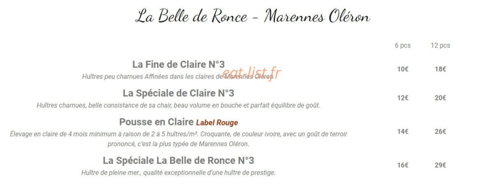 Carte et menu de Maison Suné à Saint Cyr sur Loire — belle de ronce