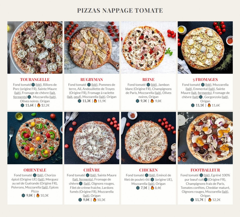 Padova Pizza — carte page 2