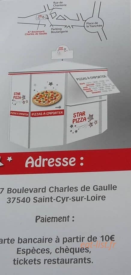 Star Pizza — carte page 3