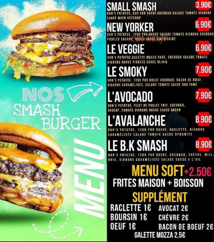 BK Factory — carte page 2