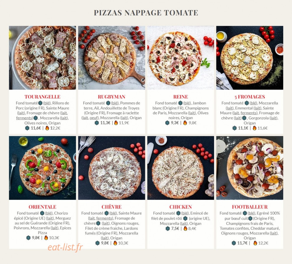 Padova Pizza — carte page 2