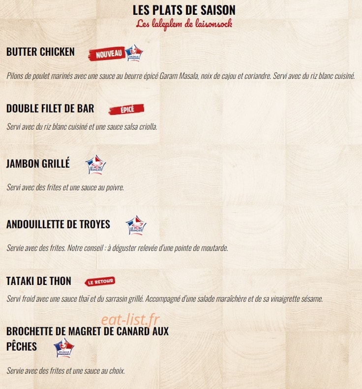 La Boucherie — carte page 7